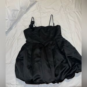 Puffy Babydoll Mini Dress